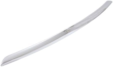 Front Bumper Molding Chrome Plastic Direct Replacement Compatible With 2015-2019 Nissan Versa NI1044110 620849KM0B