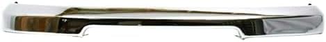 Front Bumper Chrome Steel Direct Replacement Compatible With 1998-2000 Nissan Frontier Pickup NI1002132 620149Z220