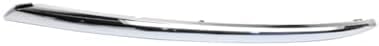 Set Of 2 Front Bumper Molding Chrome Left Driver & Right Passenger Side Direct Replacement Compatible With 2013-2016 Nissan Pathfinder NI1047102 NI1046102 620743KA0A 620753KA0A