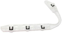 Set Of 2 Rear Bumper Bracket Plastic Left Driver & Right Passenger Side Direct Replacement Compatible With 2008-2013 Nissan Rogue / 2014-2015 Rogue Select NI1143106 NI1142106