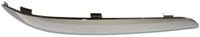 Set Of 2 Front Bumper Molding Chrome Plastic Left Driver & Right Passenger Side Direct Replacement Compatible With 2011-2014 Chrysler 300 CH1046103 CH1047103 68127940AB 68127941AB