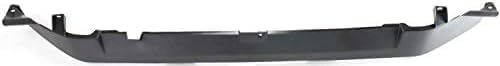 Front Bumper Chrome Steel With Top Pad Holes + Lower Valance Panel Primed Direct Replacement Compatible With 1986-1992 Nissan D21 / 1987-1992 Pathfinder NI1002107 NI1095102 6202209G25