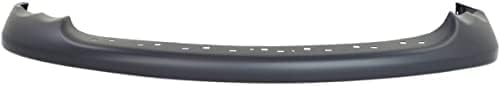 Front Bumper Upper Cover Primed Plastic Direct Replacement Compatible With 2002-2005 Dodge Ram 1500 2500 3500 CH1000338 5073002AC