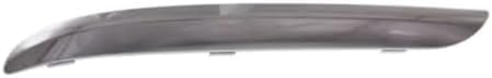 Set Of 2 Front Bumper Molding Chrome Plastic Left Driver & Right Passenger Side Direct Replacement Compatible With 2011-2014 Chrysler 300 CH1046103 CH1047103 68127940AB 68127941AB