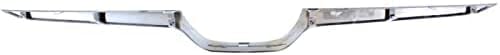 Front Grille Molding Center Chrome Plastic Direct Replacement Compatible With 2013-2015 Subaru XV Crosstrek SU1210100 91123FJ040