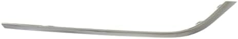 Set Of 2 Front Bumper Trim Chrome Plastic Left Driver & Right Passenger Side Direct Replacement Compatible With 2012-2015 Volkswagen Passat VW1046107 VW1047107