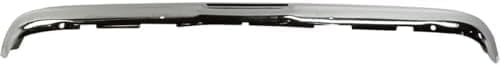 Front Bumper Chrome Steel Without Impact Strip Holes Direct Replacement Compatible With 1973-1980 Chevrolet & GMC C/K Series Full Size Pickup GM1002257 6272560