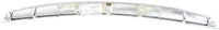 Front Upper Grille Molding Chrome Direct Replacement Compatible With 2011-2012 Honda Accord HO1210132 71125TA0A11