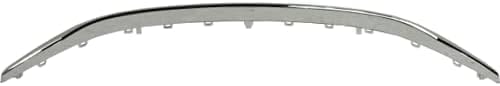 Front Bumper Molding Chrome Plastic Direct Replacement Compatible With 2013-2015 Honda Civic HO1044102 71108TR3A51