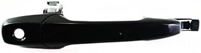 Set of 2 Front Exterior Door Handle Primed Plastic with Keyhole Right Passenger & Left Driver Side Direct Replacement Compatible with 2003-2008 Mazda 6/2007-2015 CX-9 GJ6E58410K08