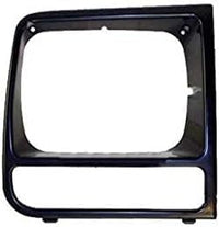 AUTOS PARTS PLUS Front Header Panel Thermoplastic + Grille + Headlight Door Bezel Direct Replacement Compatible With 1997-2001 Jeep Cherokee CH1220115 CH1200208 CH2513157 CH2512157 55055233AF