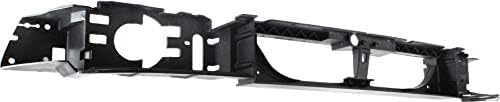 Front Bumper Cover Primed With Fog Light Holes + Header Panel Direct Replacement Compatible With 1999-2004 Ford Mustang FO1000439 FO1221119 YR3Z17D957GA 3R3Z8A284AA