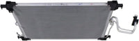 Front A/C Condenser Aluminum Core Direct Replacement Compatible With 2008-2012 Infiniti EX35 / 2009-2012 FX35 / 2009-2013 FX50 / 2014-2017 QX50 / QX70 IN3030161 921101BA0A