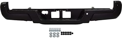 Step Bumper Assembly Primed Steel With Park Assist Sensor Holes Without Towing Hitch Direct Replacement Compatible With 2016-2023 Toyota Tacoma TO1103133 5215904030-PFM