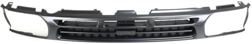 Front Grille Painted Dark Argent Shell And Insert Plastic Direct Replacement Compatible With 1996-1999 Nissan Pathfinder NI1200175 623100W001