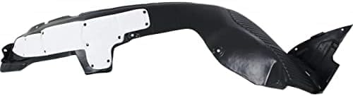 Set Of 2 Front Fender Liner Right Passenger & Left Driver Side Direct Replacement Compatible With 2014-2016 Kia Forte / Forte5 KI1249122 KI1248122 86812A7000 86811A7000