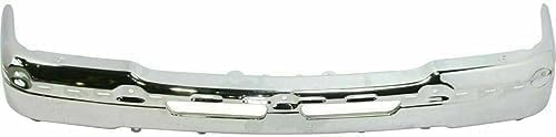 Front Bumper + Upper Cover + Lower Valance + Set Of 4 Bracket + Fog Lamps Left & Right Side Direct Replacement Compatible With 2003-2006 Chevy Silverado 1500/2002-2006 Avalanche