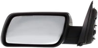 Set of 2 Front Power Mirror Manual Folding Heated Primed Right Passenger & Left Driver Side Direct Replacement Compatible With 2009-2012 Ford Flex FO1320359 FO1321359 8A8Z17683BA