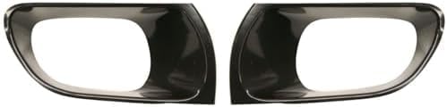 Set Of 2 Front Fog Light Molding Primed Left Driver & Right Passenger Side Direct Replacement Compatible With 2005-2007 Toyota Avalon TO1038122 TO1039122 52127AC901 52129AC901