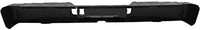 Rear Step Bumper Face Bar Primed Steel With Tow Hitch Direct Replacement Compatible With 2017-2019 Nissan Titan / 2016-2019 XD NI1102163 85030EZ50A
