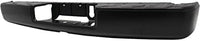 Rear Step Bumper Face Bar Primed Steel With Tow Hitch Direct Replacement Compatible With 2017-2019 Nissan Titan / 2016-2019 XD NI1102163 85030EZ50A