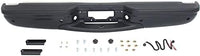 Step Bumper Assembly Primed Steel With Rear Object Sensor Hole Direct Replacement Compatible With 2000-2005 Ford Excursion REPF823904 3C7Z17906CAA-PFM