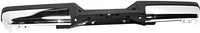Step Bumper Assembly Chrome Steel With Pads Fleetside Direct Replacement Compatible With 1993-2011 Ford Ranger FO1102306 4L5Z17906AA-PFM