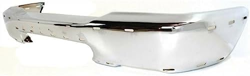Front Bumper Chrome Steel With Hole Direct Replacement Compatible With 2001-2010 Mazda Pickup MA1002134 1F2350031