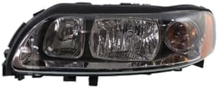 Set Of 2 Front Headlight Assembly Left Driver & Right passenger Side Direct Replacement Compatible With 2005-2009 Volvo S60 VO2502120 VO2503120 312768088 312768070