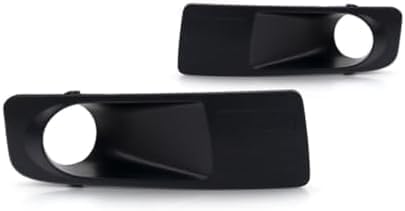 Set Of 2 Front Fog Light Molding Primed Left Driver & Right Passenger Side Direct Replacement Compatible With 2007-2009 Ford Fusion FO1038104 FO1039104 6E5Z17E810CA 6E5Z17E811CA