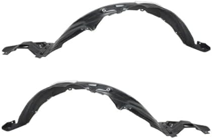 Set Of 2 Front Fender Liner Plastic Left Driver & Right Passenger Side Direct Replacement Compatible With 2014-2016 Toyota Corolla TO1249178 TO1248178 5387502460 5387602480