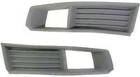 Set Of 2 Front Fog Light Molding Primed Plastic Left Driver & Right Passenger Side Direct Replacement Compatible With 2008-2013 Cadillac CTS GM1039113 GM1038113 20757038 20757039