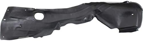 Front Fender Liner Left Driver Side Direct Replacement Compatible With 2001-2005 Audi S6 AU1248125 4F0821133T