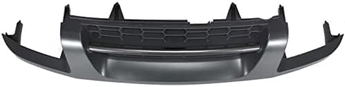Front Grille Gray Shell And Insert Plastic Direct Replacement Compatible With 2002-2004 Nissan Xterra NI1200198 623107Z800