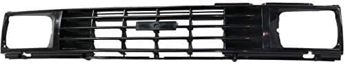Front Grille Assembly Primed Shell And Insert Plastic Direct Replacement Compatible With 1984-1986 Toyota Pickup TO1200107 5310089109