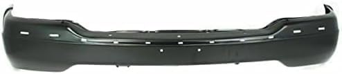 Front Bumper + Upper Cover Primed + Lower Valance Air Deflector Textured Direct Replacement Compatible With 1999-2002 GMC Sierra / 2001-2006 Yukon 1500 2500 GM1051105 GM1092169