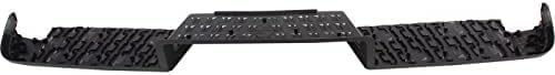 Rear Bumper Center Step Pad Plastic With Blind Spot Detection And Tow Hitch Direct Replacement Compatible With 2017-2023 Nissan Titan / 2016-2023 XD NI1191108 85078EZ00B