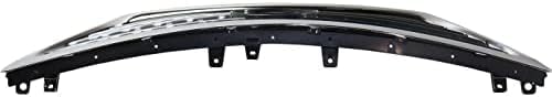 Front Grille Chrome Shell And Painted Gray Insert Plastic Direct Replacement Compatible With 2010-2012 Lexus LS460 LX1200176 5310050903
