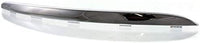 Set Of 2 Front Bumper Molding Chrome Plastic Left Driver & Right Passenger Side Direct Replacement Compatible With 2005-2010 Volkswagen Jetta VW1213100 VW1212100