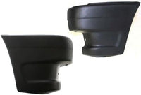 Front Bumper End Caps Primed Plastic Right Passenger & Left Driver Side Direct Replacement Compatible With Mazda Pickup 1990-1993 MA1005116 MA1004108 UE5550040A UE5550050A
