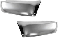 Set Of 2 Rear Bumper End Caps Chrome Steel Left Driver & Right Passenger Side Direct Replacement Compatible With 1990-1995 Toyota 4Runner TO1104104 TO1105104 5210689106 5210789104