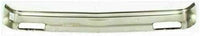 Front Bumper Chrome Steel Without Molding Holes + Lower Valance Air Deflector Primed Direct Replacement Compatible With 1983-1990 Chevrolet S10 Blazer / 1982-1990 Pickup GM1002365