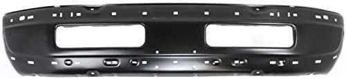 Front Bumper Primed Steel + Upper & Lower Cover + Valance Textured + Fog Light Molding Left & Right Side Direct Replacement Compatible With 1994-2001 Dodge Ram 1500/97-02 2500 3500