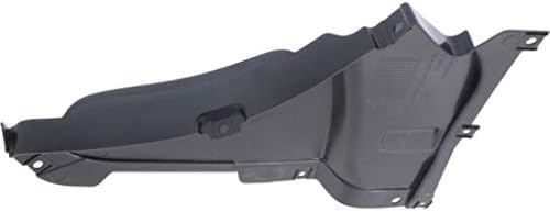 Front Lower Section Fender Liner Plastic Right Passenger Side Direct Replacement Compatible With 2013-2019 BMW 3-Series BM1251125 51718055020