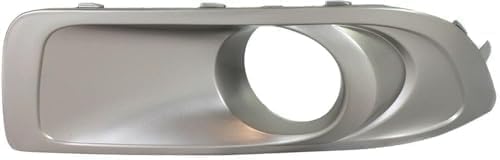 Set Of 2 Front Fog Light Trim Primed Plastic Left Driver & Right Passenger Side Direct Replacement Compatible With 2010-2012 Subaru Outback SU1038101 SU1039101 57731AJ42A 57731AJ43A