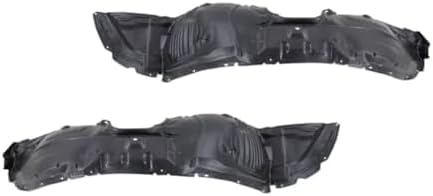 Set Of 2 Front Fender Liner Plastic Left Driver & Right Passenger Side Direct Replacement Compatible With 2010-2013 Mazda 3 MA1249140 MA1248140 BGW556130 BGW556140