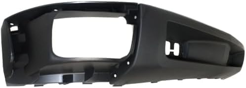 Front Bumper Impact Bar Steel + Grille + Lower Valance Air Deflector + Headlight + End Caps Left & Right Side Direct Replacement Compatible With 2007-2013 Chevrolet Silverado 1500