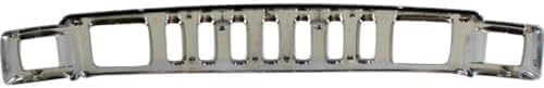 Front Upper Grille Assembly Chrome Shell And Insert Direct Replacement Compatible With 2006-2010 Hummer H3 HU1200101 15834196