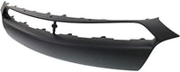 Front Bumper + Upper Cover + Molding Primed Direct Replacement Compatible With 2013-2016 Dodge Dart CH1000A09 CH1014106 CH1044110 1UT51TZZAA 1TS71TZZAF 1WC26TZZAC