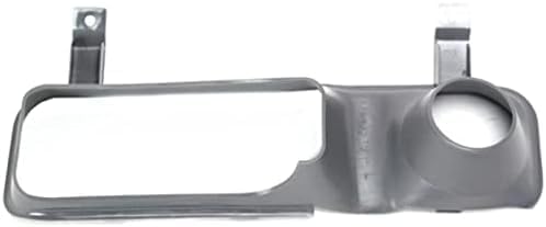 Set Of 2 Front Fog Lamp Molding Primed Left Driver & Right Passenger Side Direct Replacement Compatible With 1994-2002 Dodge Ram 1500 2500 3500 CH1038101 CH1039101 55076600 55076601